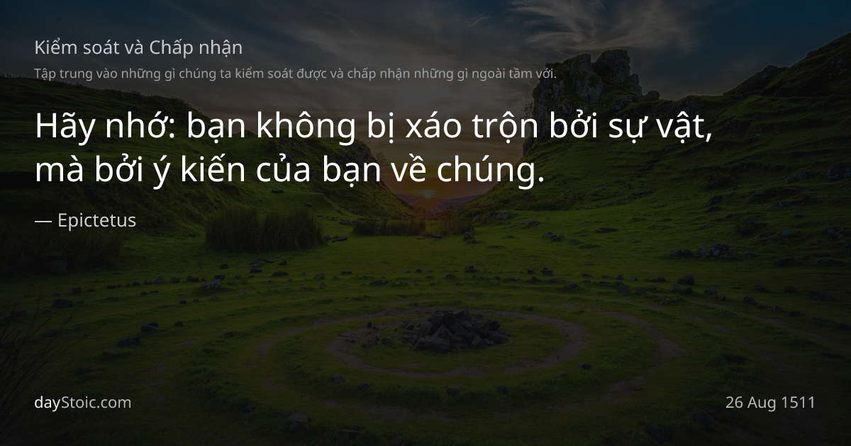 "Cái chết mỉm cười với tất cả chúng ta, và điều ta có thể làm là mỉm cười đáp lại." — Marcus Aurelius